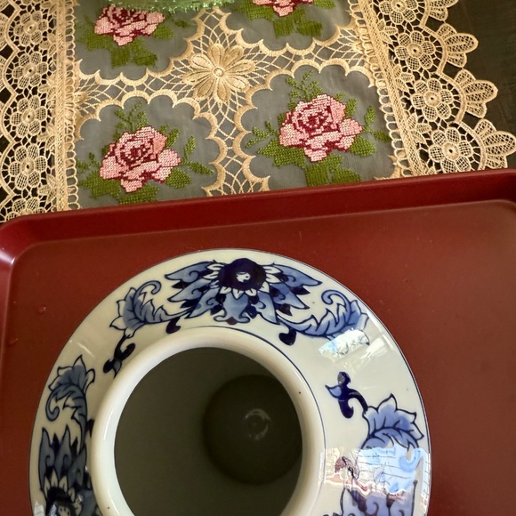 Blue and white ginger jar - Picture 6 of 8